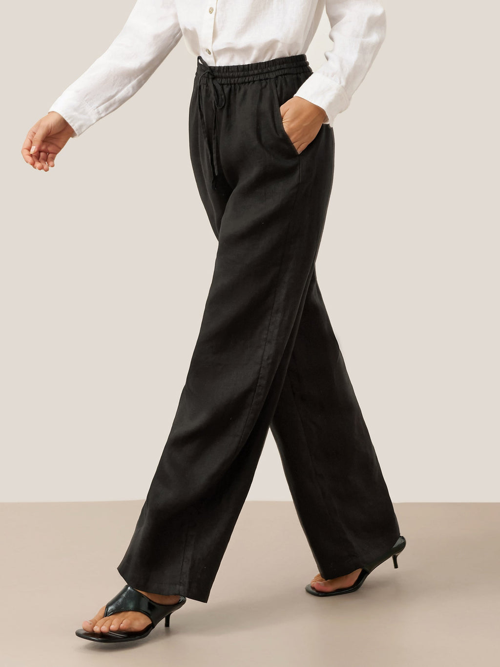 Pantalon classique 100 % lin LYON