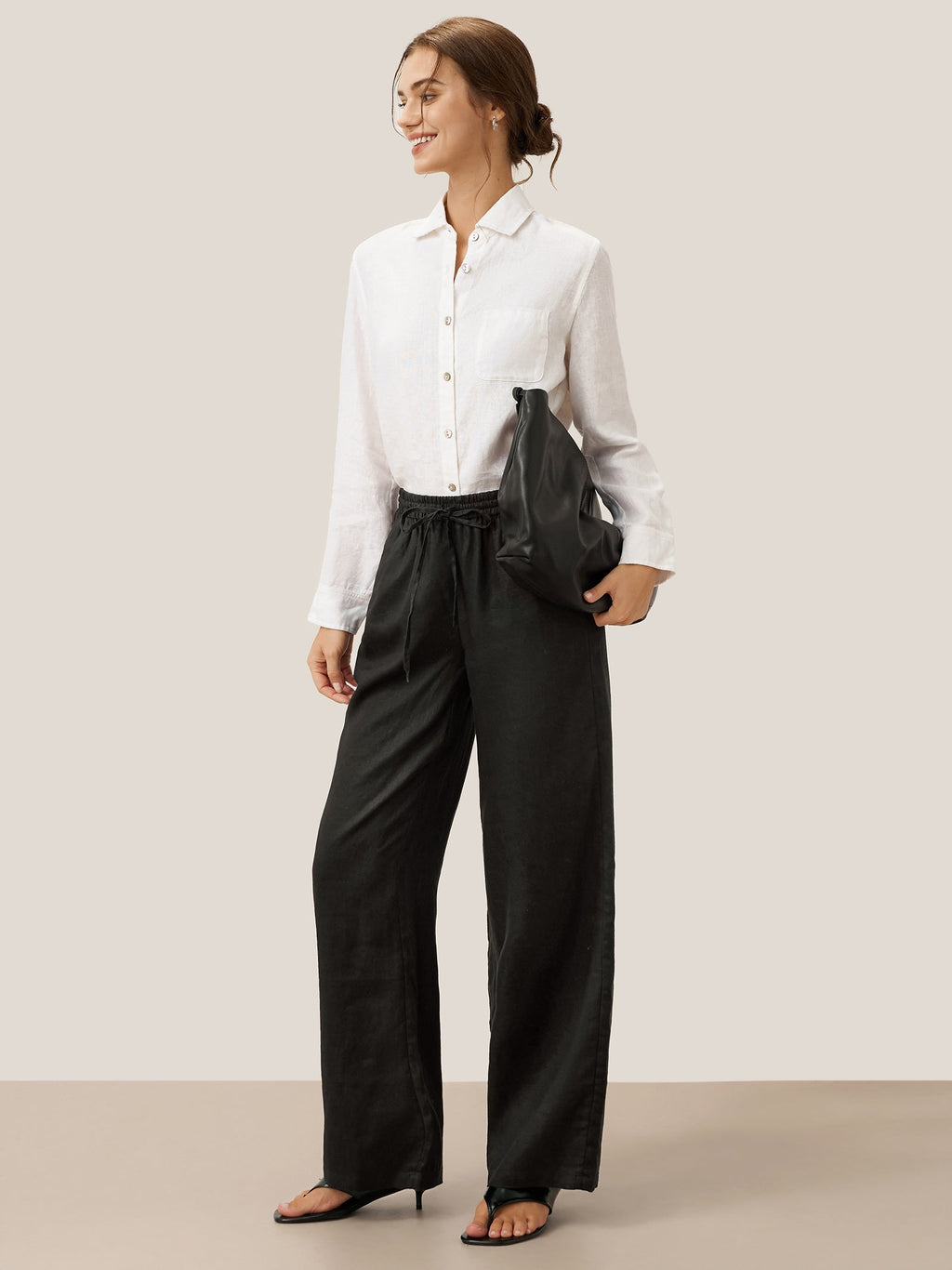 Pantalon classique 100 % lin LYON