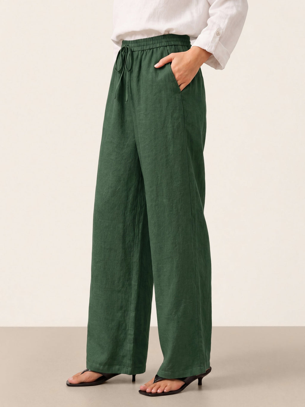 Pantalon classique 100 % lin LYON
