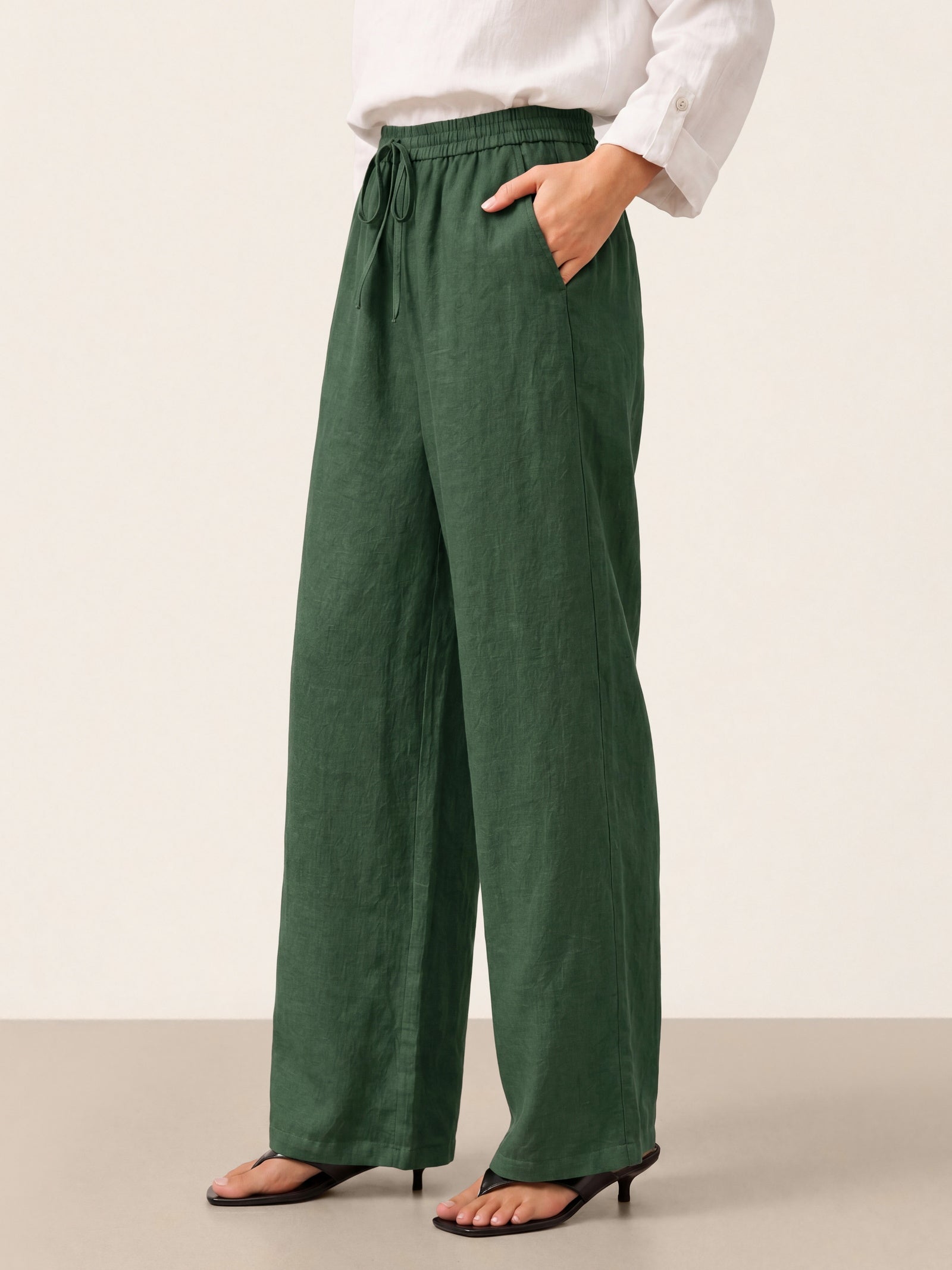 Pantalon classique 100 % lin LYON
