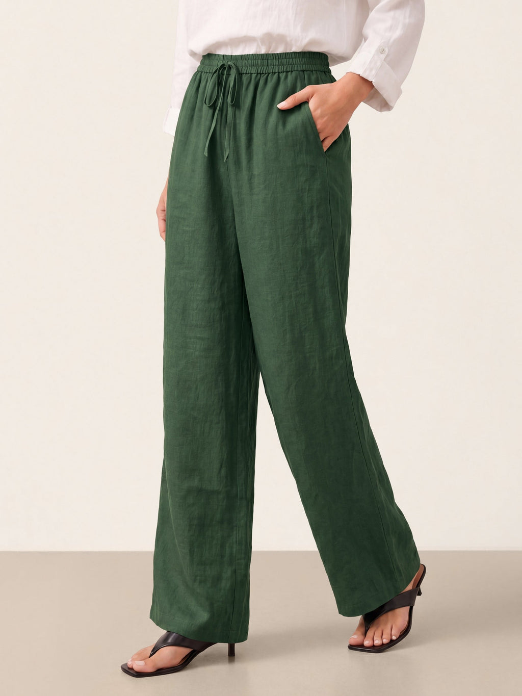 Pantalon classique 100 % lin LYON