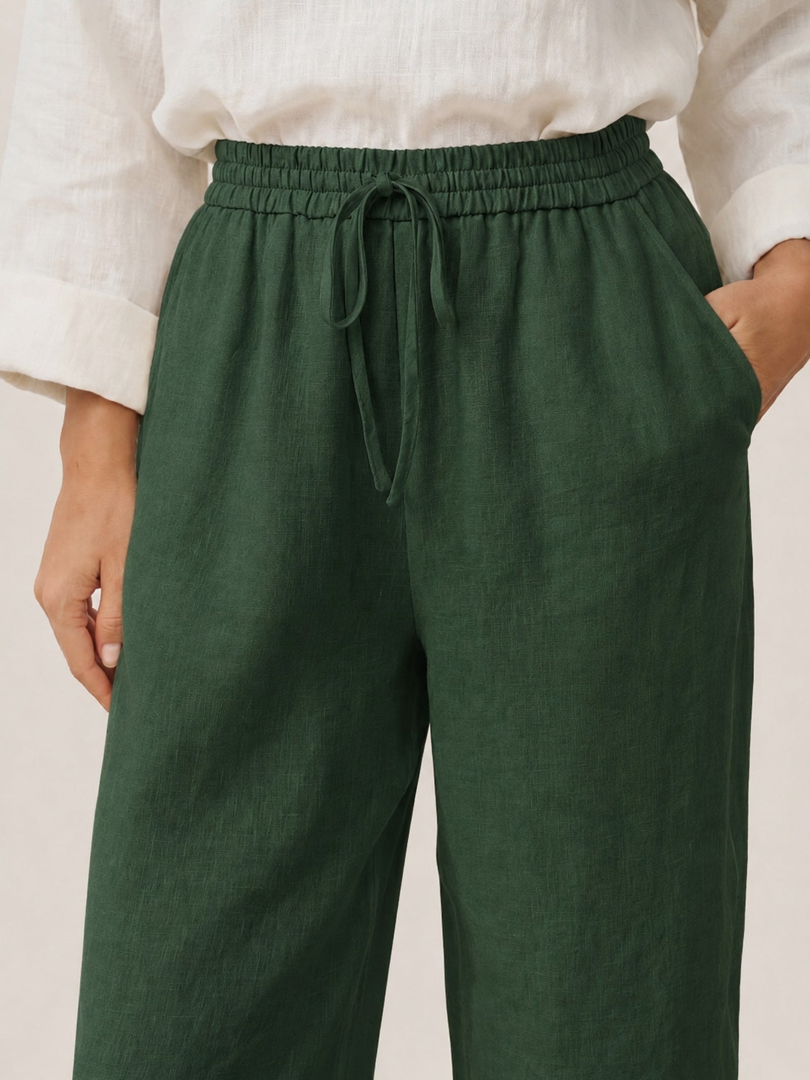 Pantalon classique 100 % lin LYON