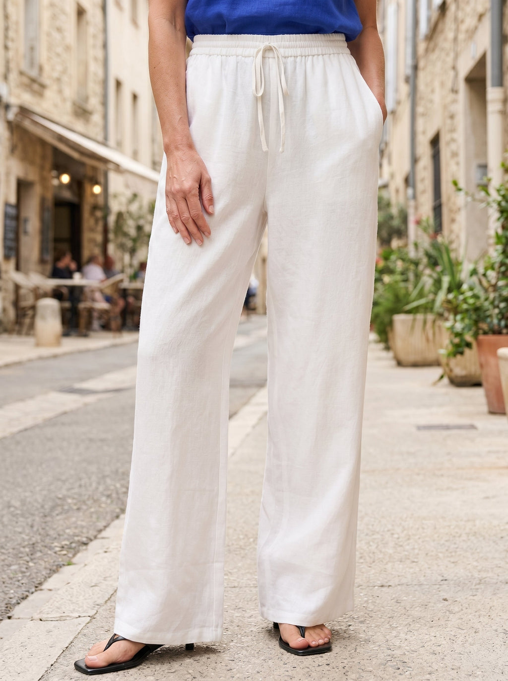 Pantalon classique 100 % lin LYON