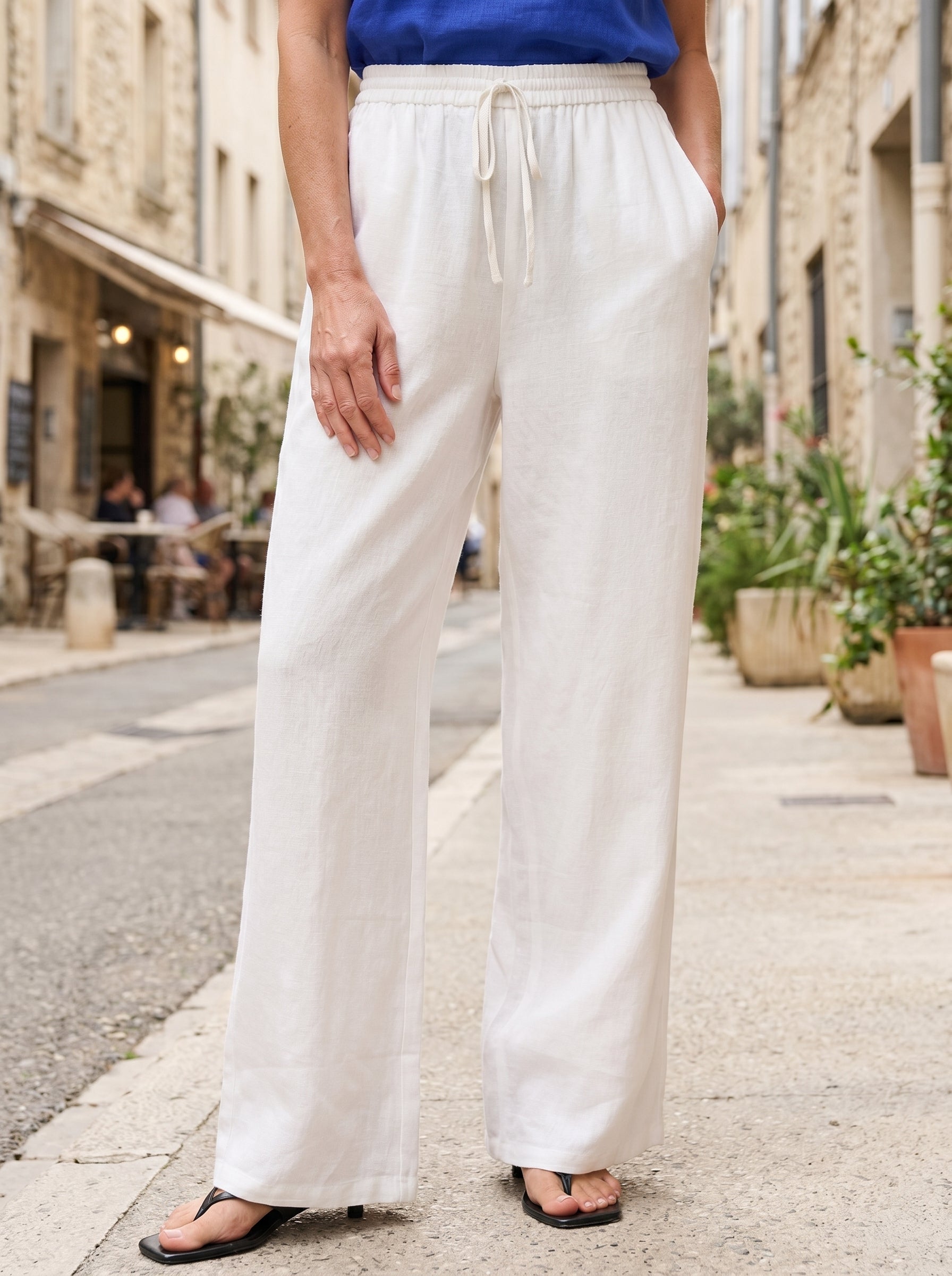 Pantalon classique 100 % lin LYON