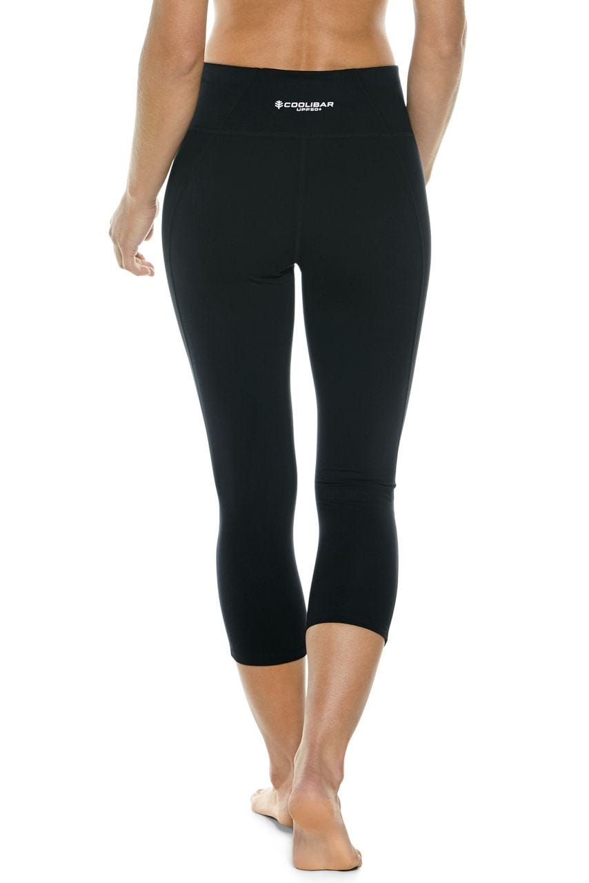 Corsaire de yoga Asana taille haute pour femme | Noir