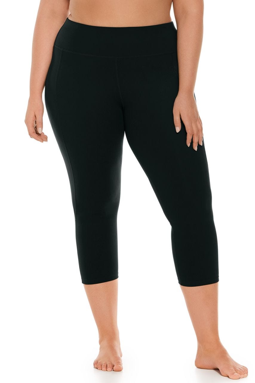 Corsaire de yoga Asana taille haute pour femme | Noir