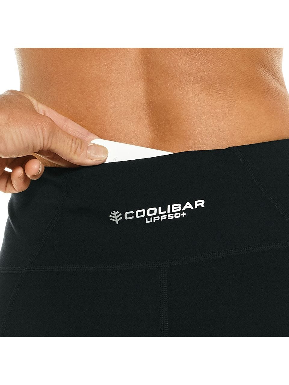Corsaire de yoga Asana taille haute pour femme | Noir