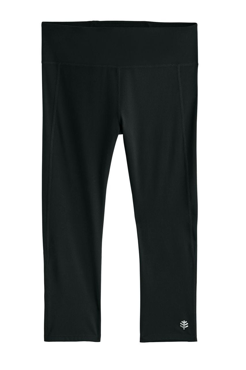 Corsaire de yoga Asana taille haute pour femme | Noir