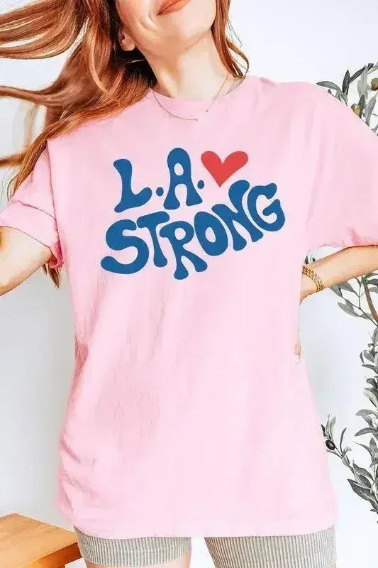 T-shirt LA Strong Graphic Plus en coton épais