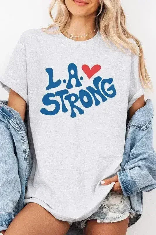 T-shirt LA Strong Graphic Plus en coton épais