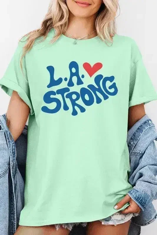 T-shirt LA Strong Graphic Plus en coton épais