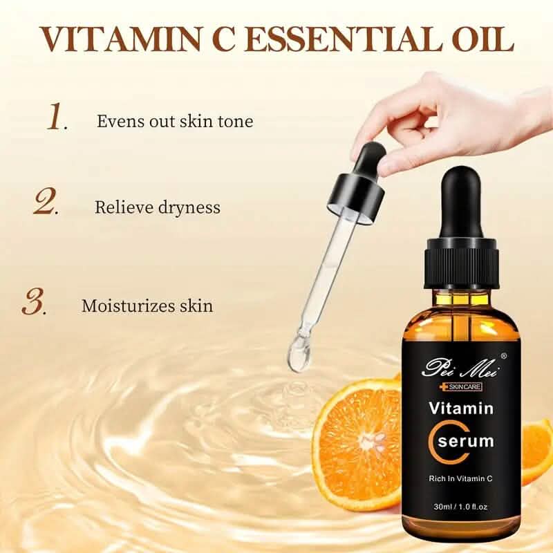 Sérum hydratant et éclaircissant à la vitamine C (30 ml)