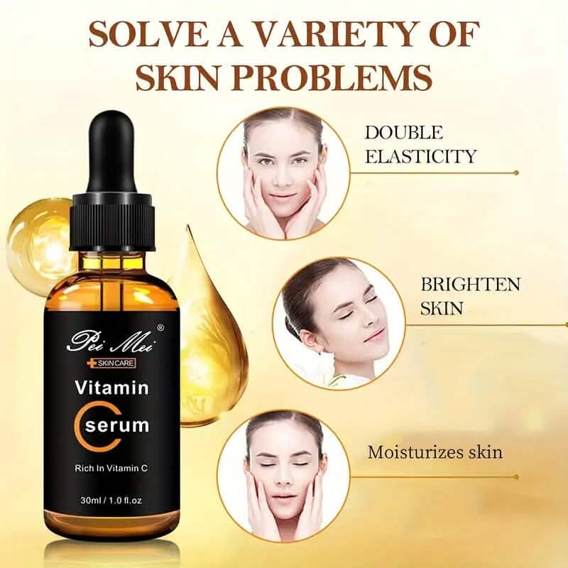 Sérum hydratant et éclaircissant à la vitamine C (30 ml)