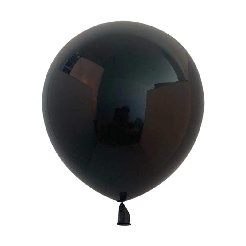Kit Arche Guirlande Ballons Or Noir 101 pièces pour Décoration de Fête de Remise de Diplômes, Mariage, Anniversaire et Noël