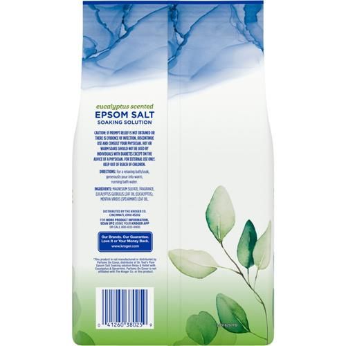 Kroger Soothe Sel d'Epsom à l'eucalyptus 1,36 kg