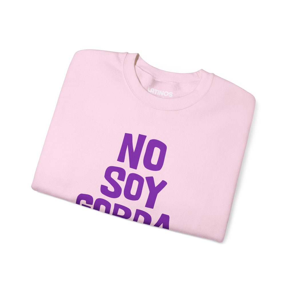 Pull ras du cou « No Soy Gorda Soy Feliz » | Mème Latino drôle et viral | 3 couleurs