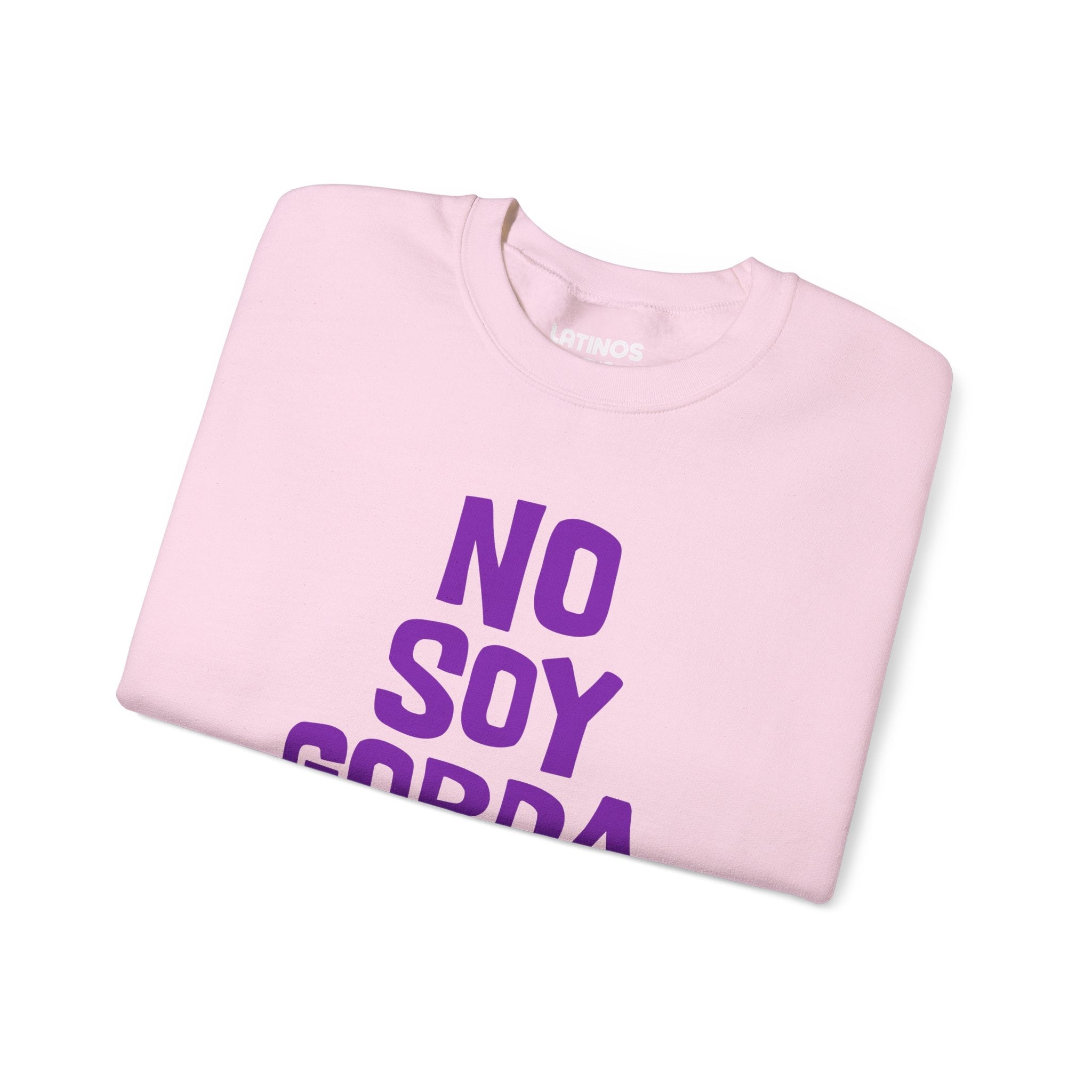 Pull ras du cou « No Soy Gorda Soy Feliz » | Mème Latino drôle et viral | 3 couleurs