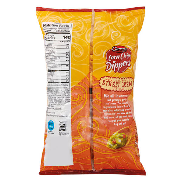 Chips de maïs style mexicain pour trempette Clancy's, 262 g
