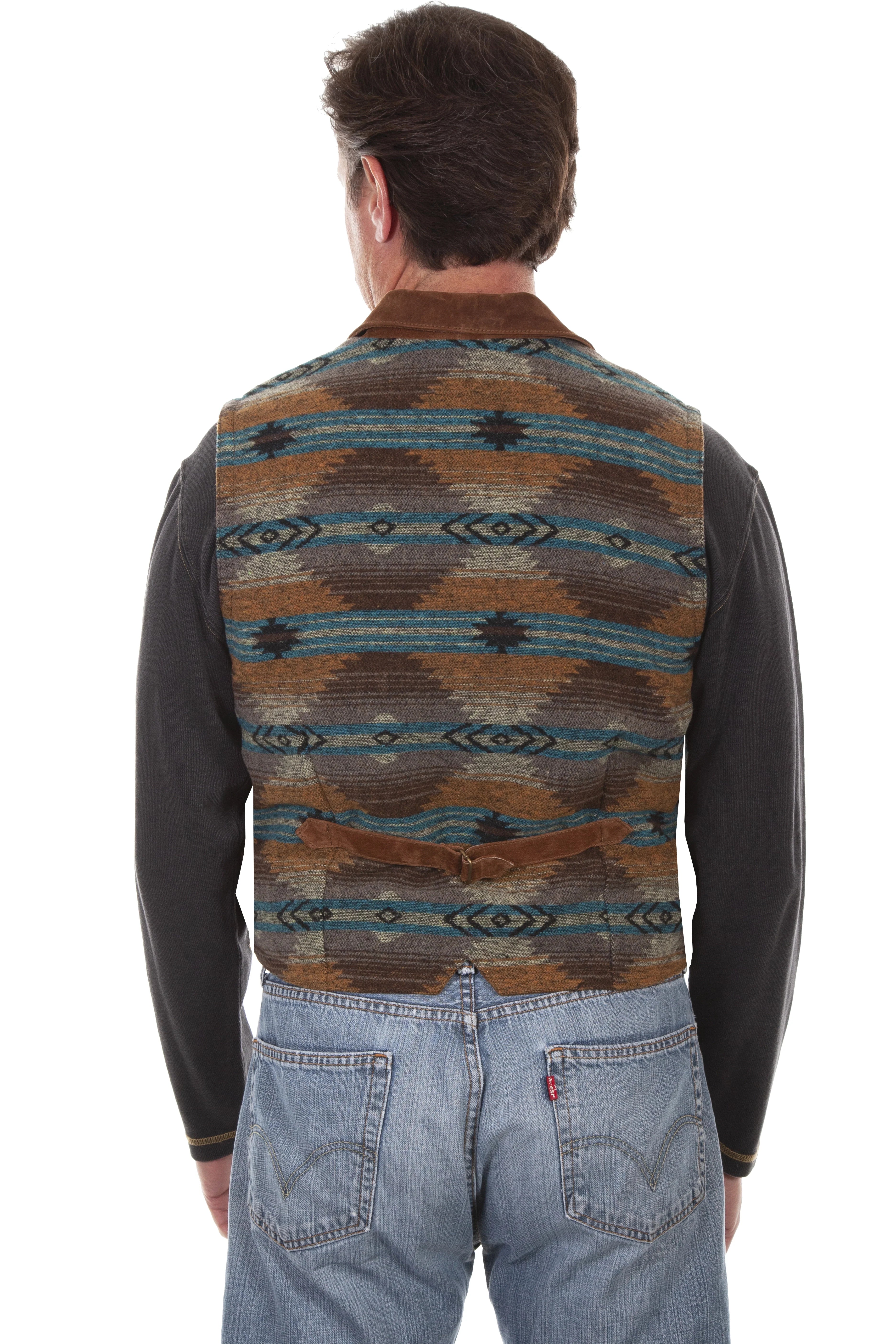 Scully Hank (1045 Calf Suede) – Men's Vest