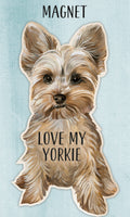 Aimant - J'aime mon Yorkshire