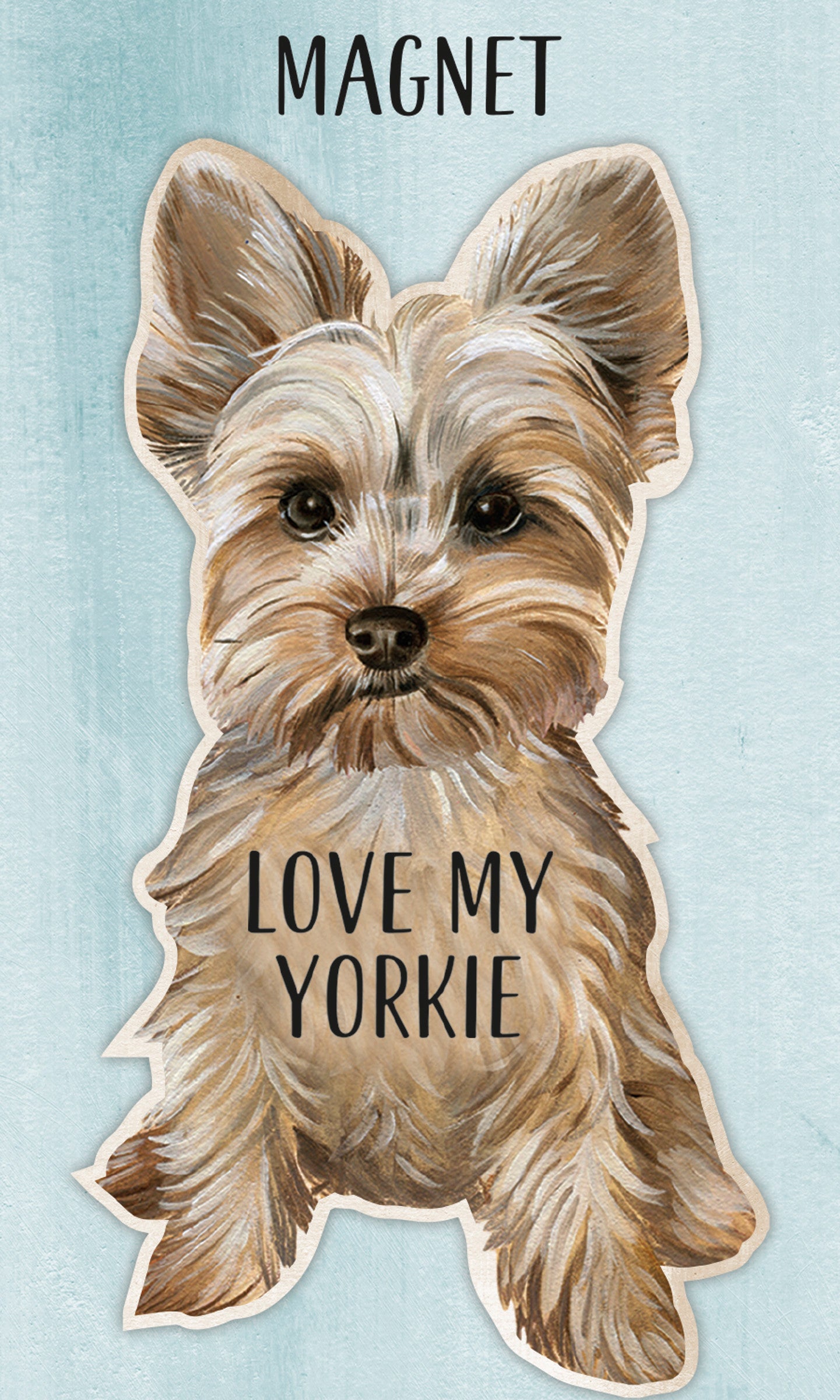 Aimant - J'aime mon Yorkshire