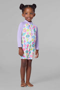 Maillot de bain Bébé Kohala (du cou aux genoux) | Lavandula Colorblock