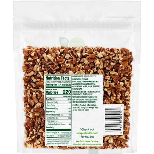 Morceaux de pacanes Simple Truth 340 g