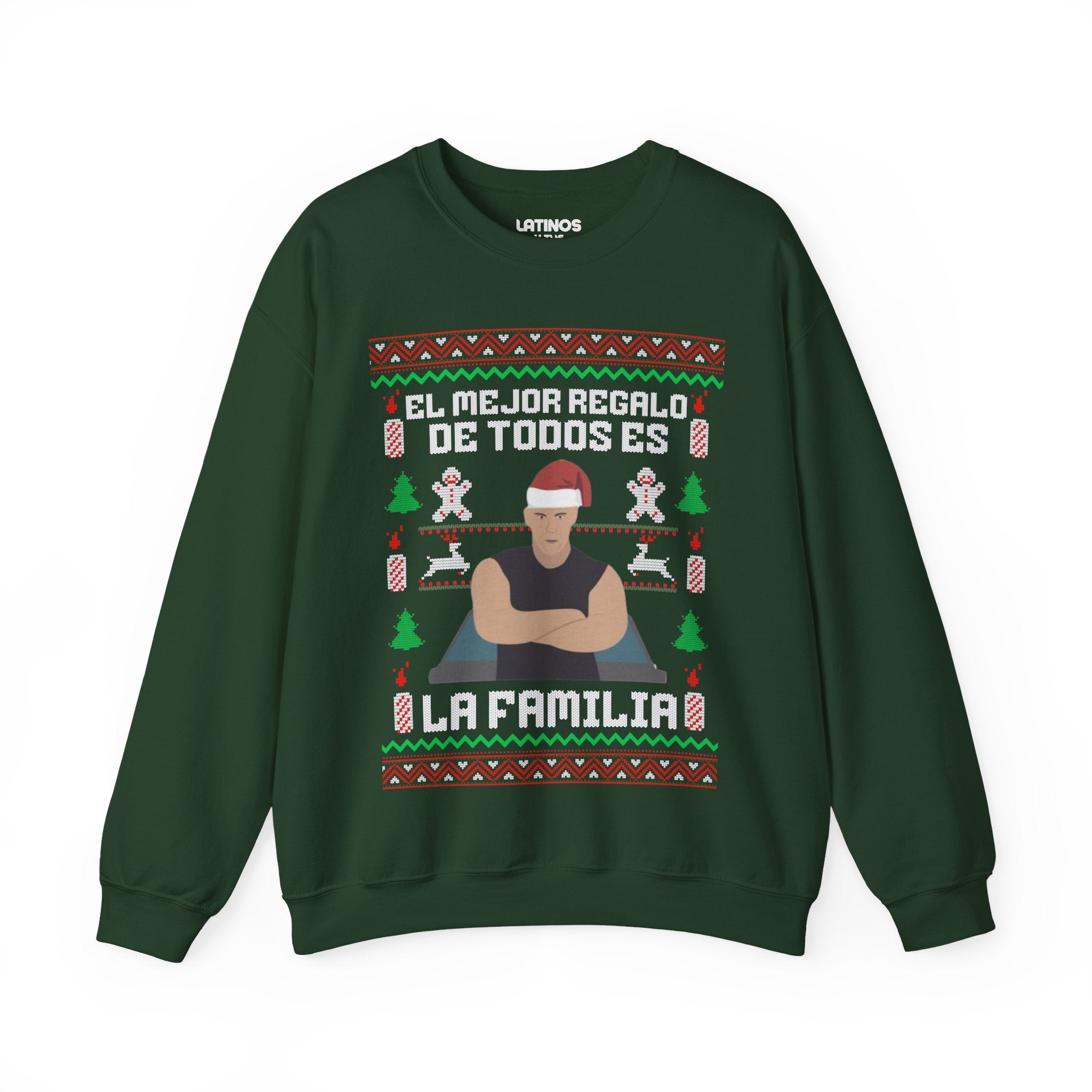 Le meilleur cadeau de tous est la famille Vin Fast Furious Latino Ugly Christmas Sweater | Diesel 3 couleurs