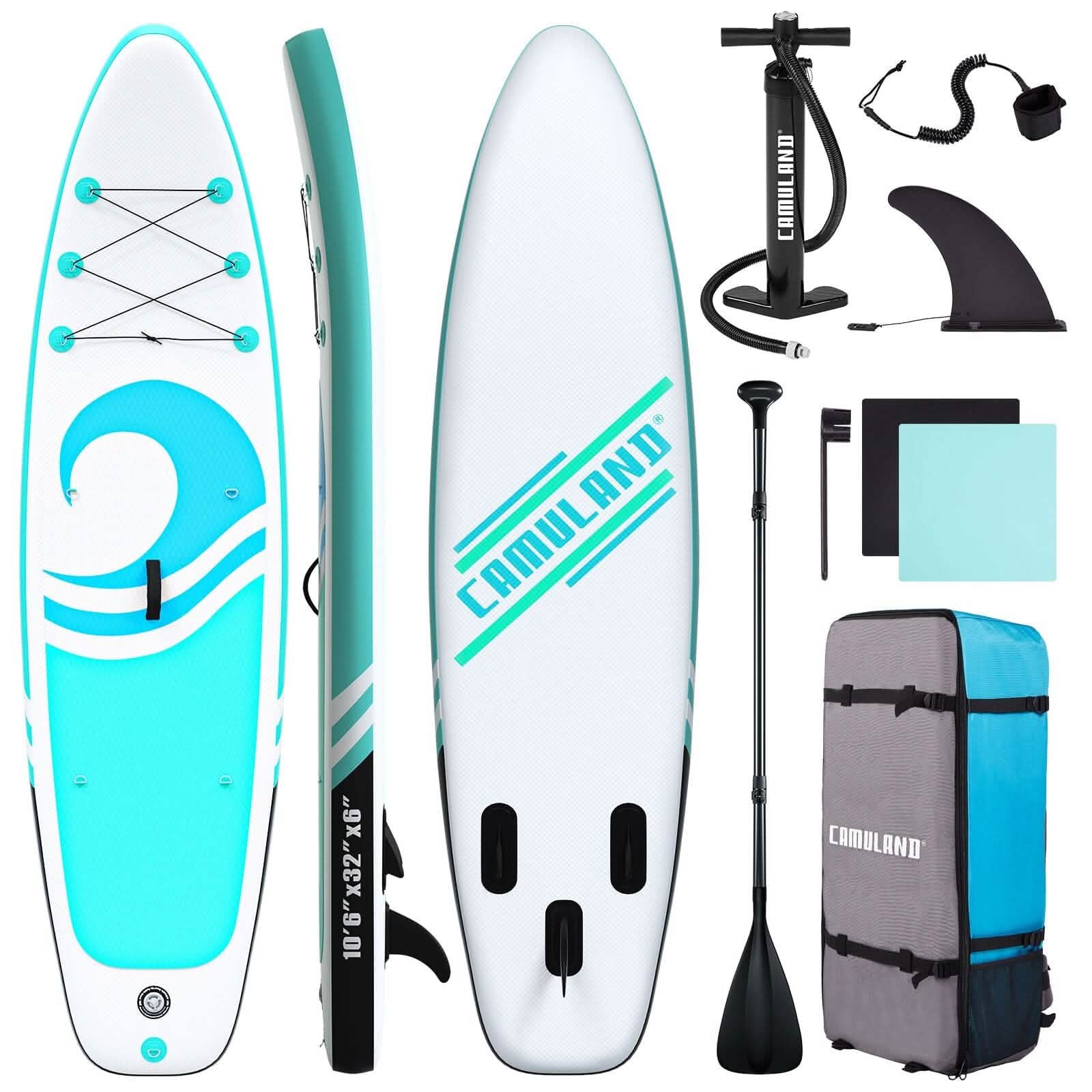 Planches à pagaie de 320 x 81 x 15 cm pour adultes avec accessoires de SUP et sac à dos de qualité supérieure