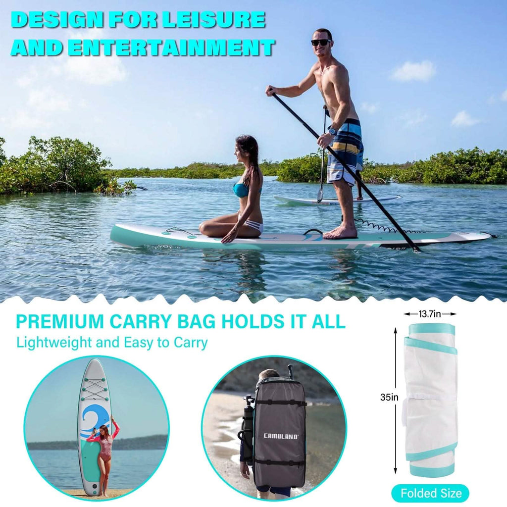 Planches à pagaie de 320 x 81 x 15 cm pour adultes avec accessoires de SUP et sac à dos de qualité supérieure