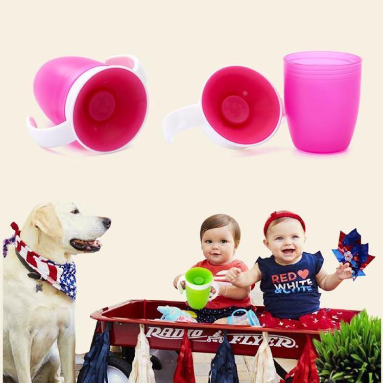 Bébé 240ml Anti-fuite Rotatif Tasse Magique Bébé Apprentissage Boire Tasse Enfant Bouteille D'eau