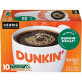 Café Décaféiné Torréfaction Moyenne Dunkin, 10 capsules K-Cup Keurig