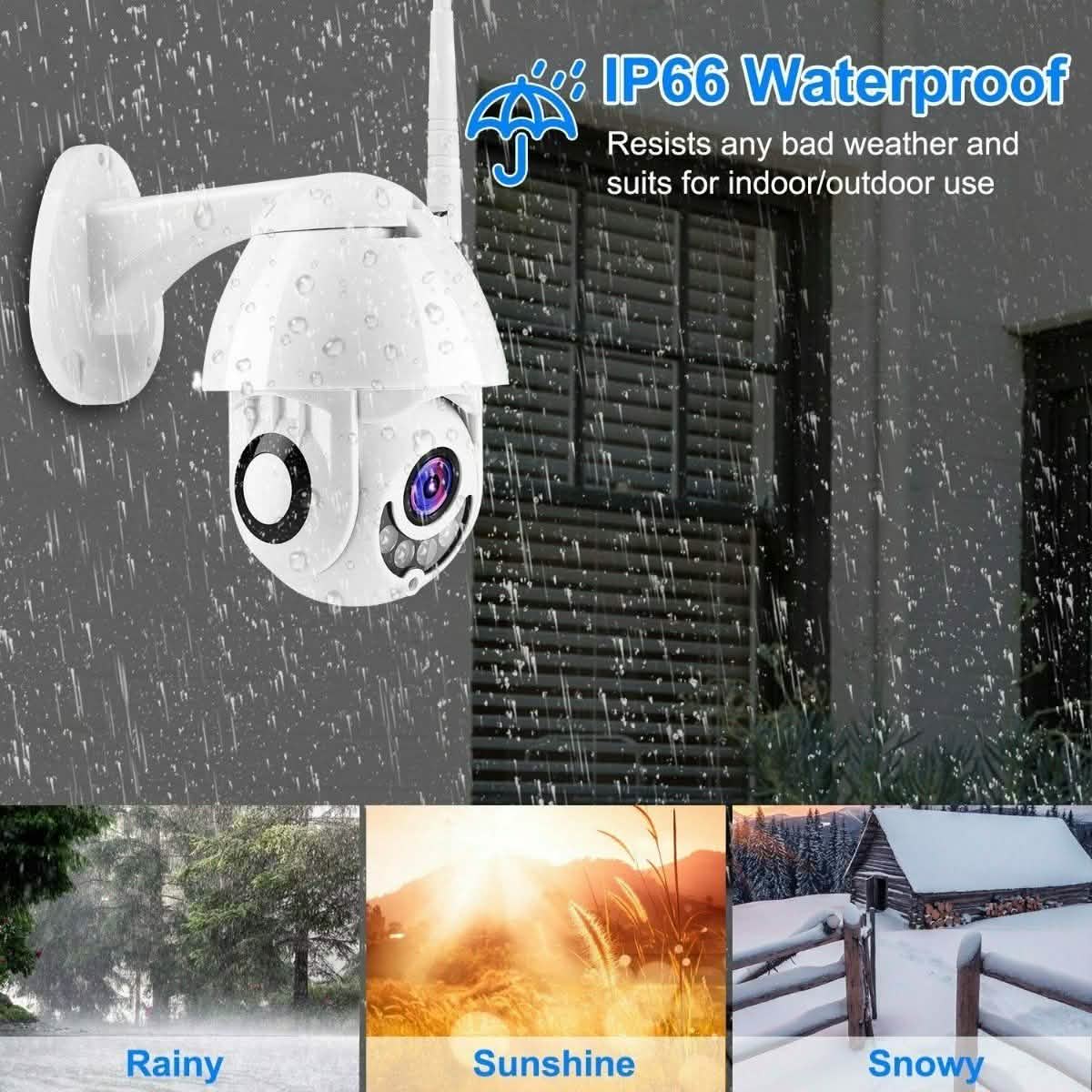Caméra IP WiFi Full HD 1080p Bidirectionnelle