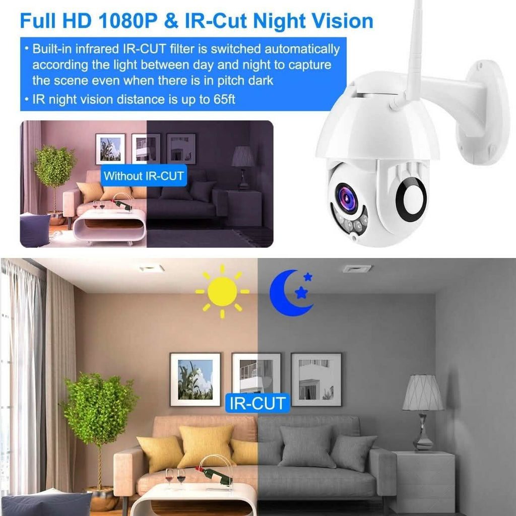Caméra IP WiFi Full HD 1080p Bidirectionnelle