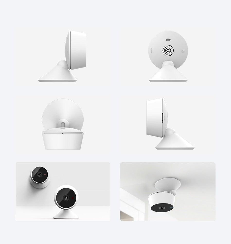 Caméra IP WiFi 1080P, Caméra de surveillance intérieure, Moniteur bébé, Mini Caméra de sécurité à domicile, Détection de mouvement avec vision nocturne, Détection humaine par IA, Zone d'activité