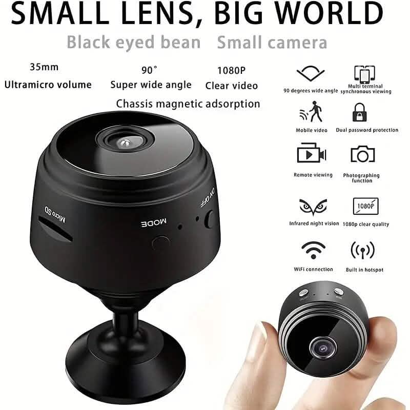Mini Caméra Espion Sans Fil 2.4G 1080P