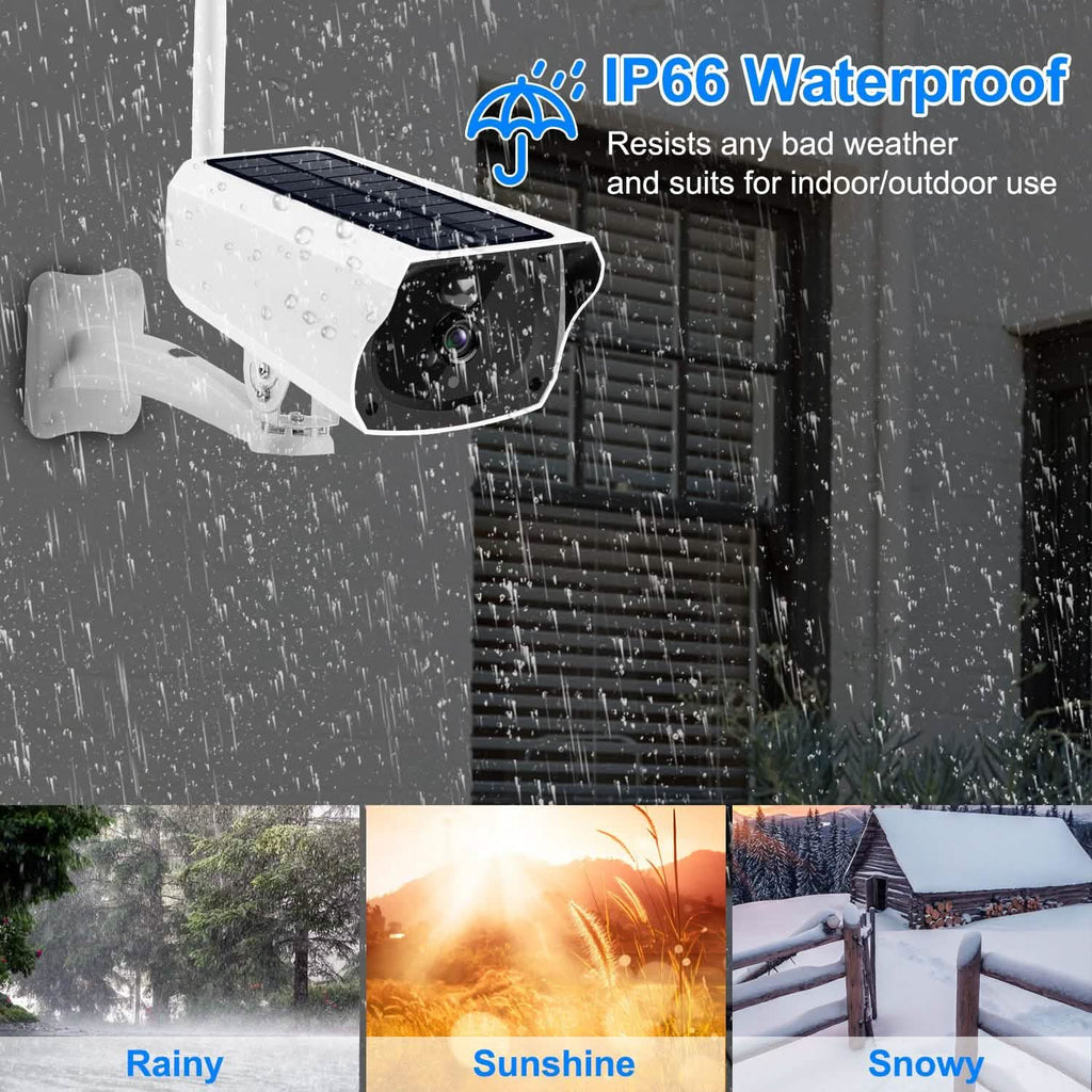 Caméra IP Wifi Solaire 1080P
