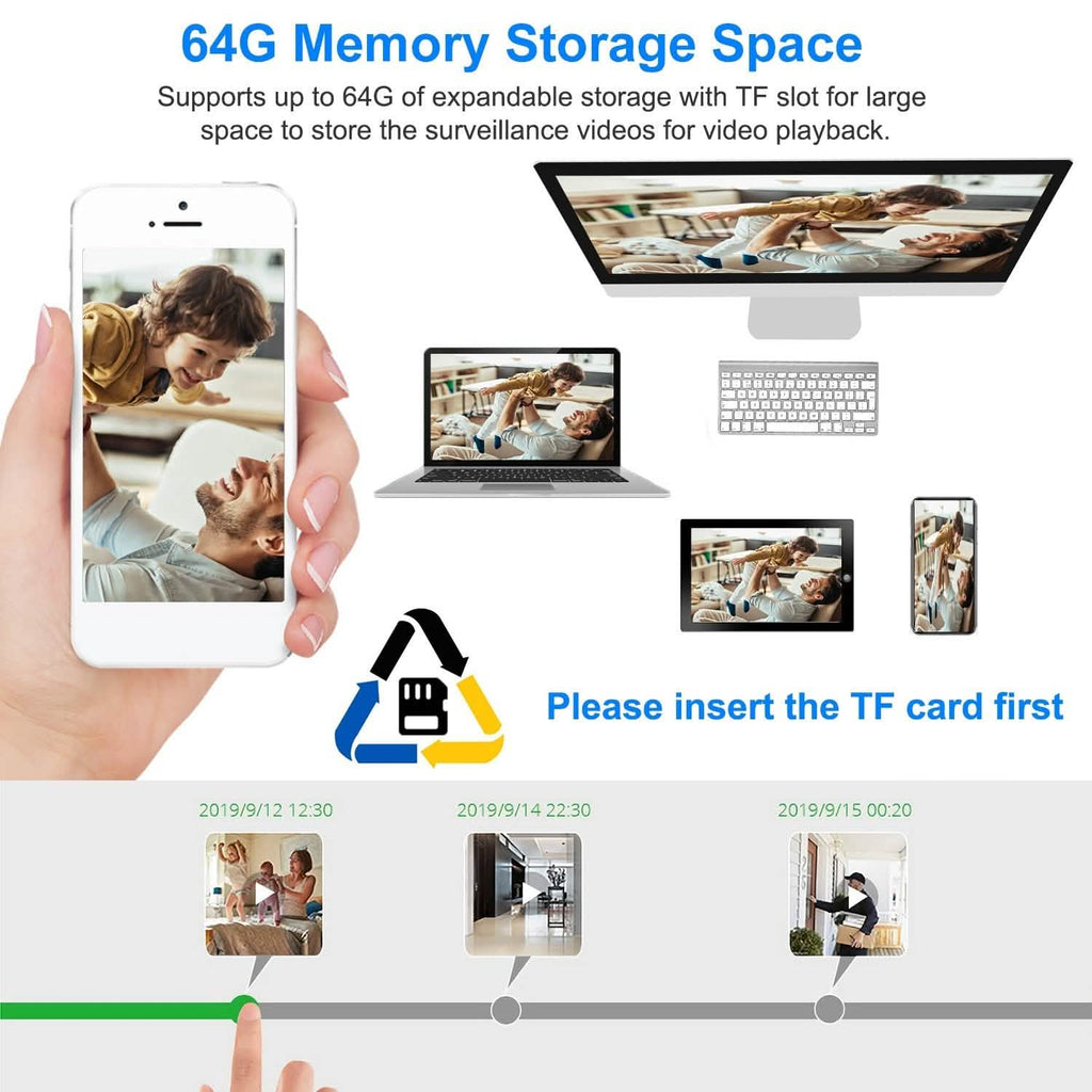 Caméra IP Wifi Solaire 1080P