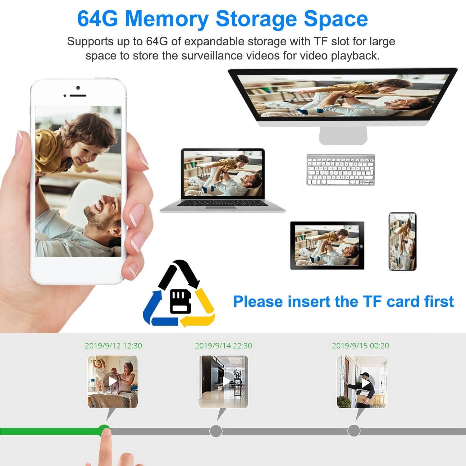 Caméra IP Wifi Solaire 1080P
