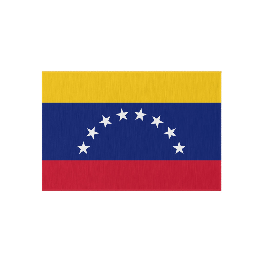 Paillasson antidérapant d'extérieur avec drapeau du Venezuela | Copa America | 61 x 91 cm