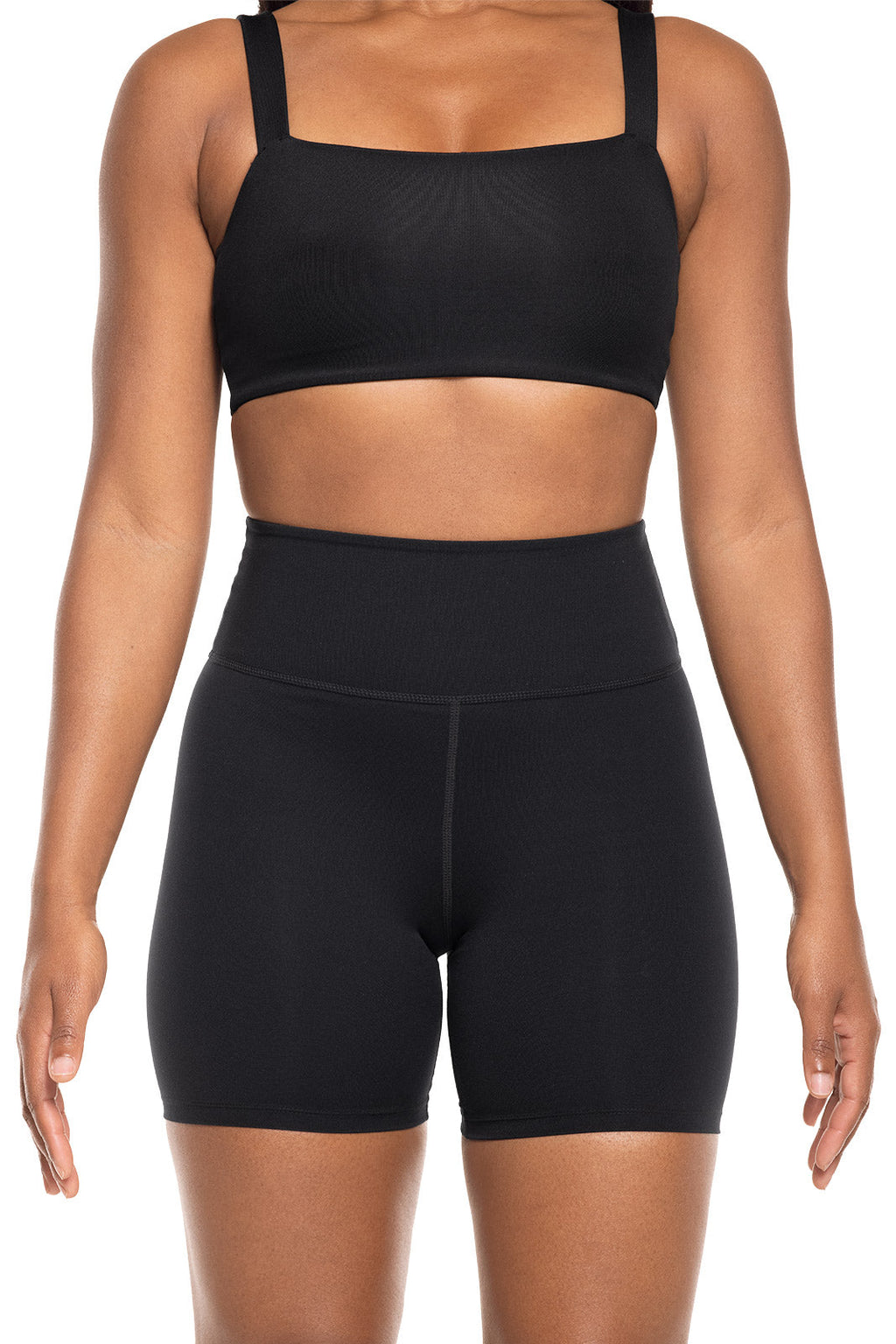 Shorts de yoga taille haute Shavasana pour femme | Noir