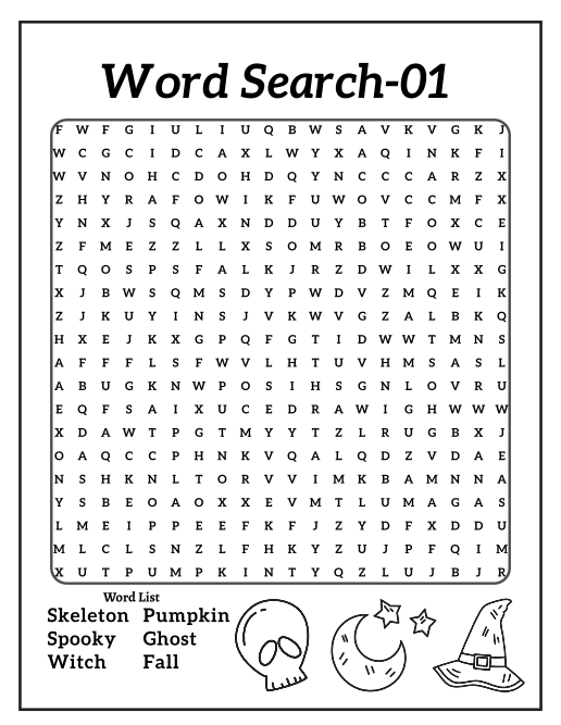 Livre d'activités d'Halloween effrayant et intelligent pour enfants – Plus de 130 pages (Téléchargement PDF)