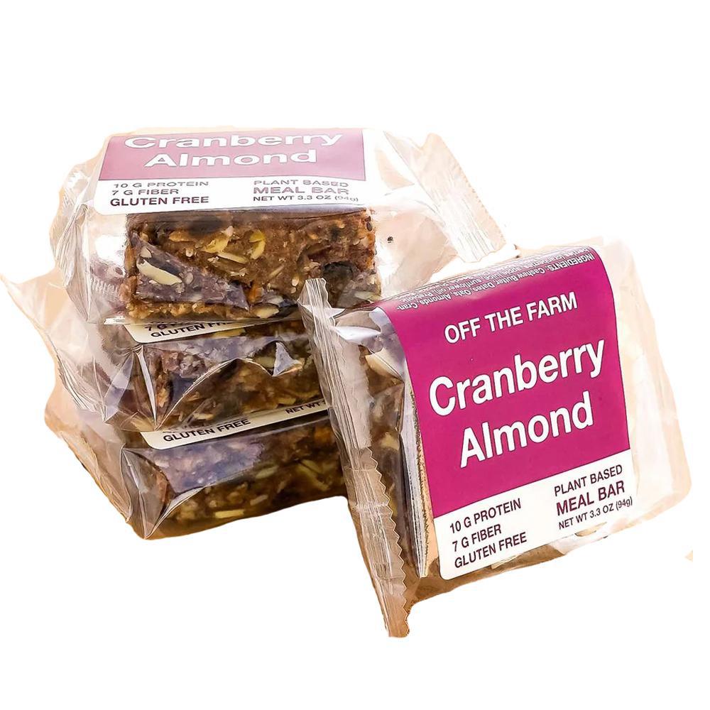 Off The Farm - Barre repas végétale canneberge amande (93,5 g)