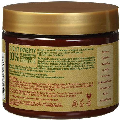 Masque hydratant intensif au miel de Manuka et à l'huile de Mafura Sheamoisture, 340 g