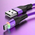 Câble USB-C de 3 mètres à chargement rapide avec indicateur DEL et transfert de données haute vitesse