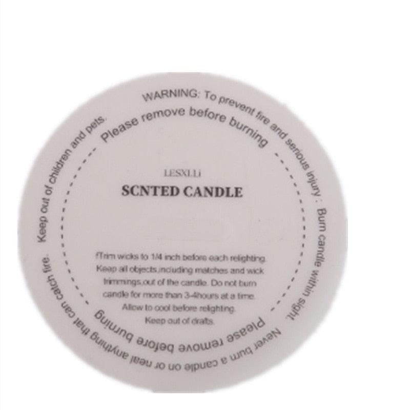 10 autocollants ronds translucides anti-poussière pour bougies, étiquettes de sécurité imperméables pour pots, autocollants pour bougies DIY, pour la fabrication de bougies, la fonte de cire