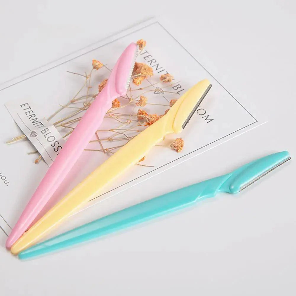10pcs Rasoir Exfoliant Dermaplaning pour Sourcils - Épilateur Facial Outils de Maquillage Beauté Soin de la Peau pour Femmes