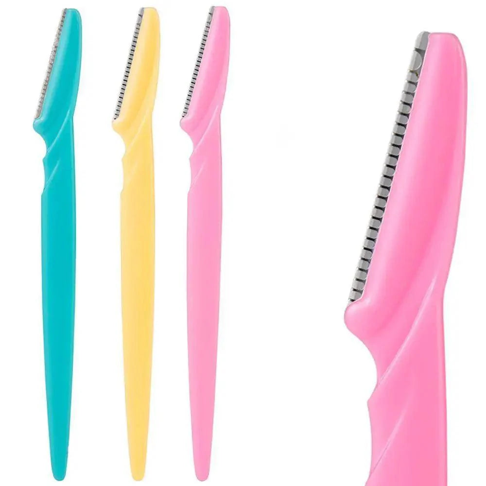 10pcs Rasoir Exfoliant Dermaplaning pour Sourcils - Épilateur Facial Outils de Maquillage Beauté Soin de la Peau pour Femmes