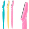 10pcs Rasoir Exfoliant Dermaplaning pour Sourcils - Épilateur Facial Outils de Maquillage Beauté Soin de la Peau pour Femmes