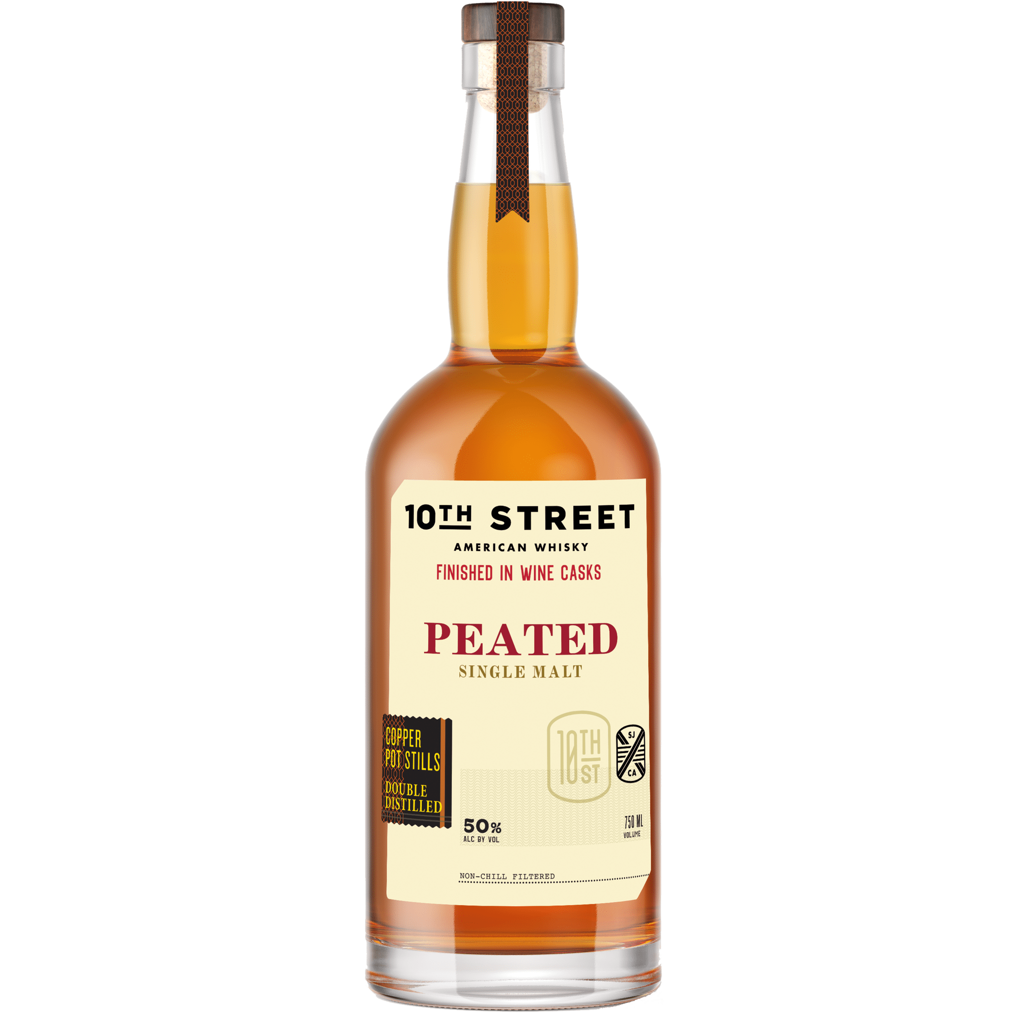 10th Street Distillery - Single Malt Américain Tourbé (750ML)